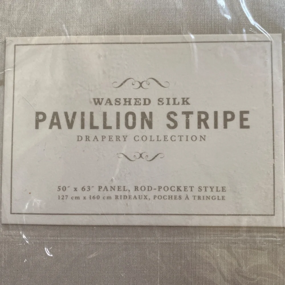 Restoration hardware silk drape